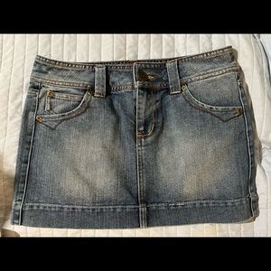 SO Wear It Declare It Denim Mini Skirt 5